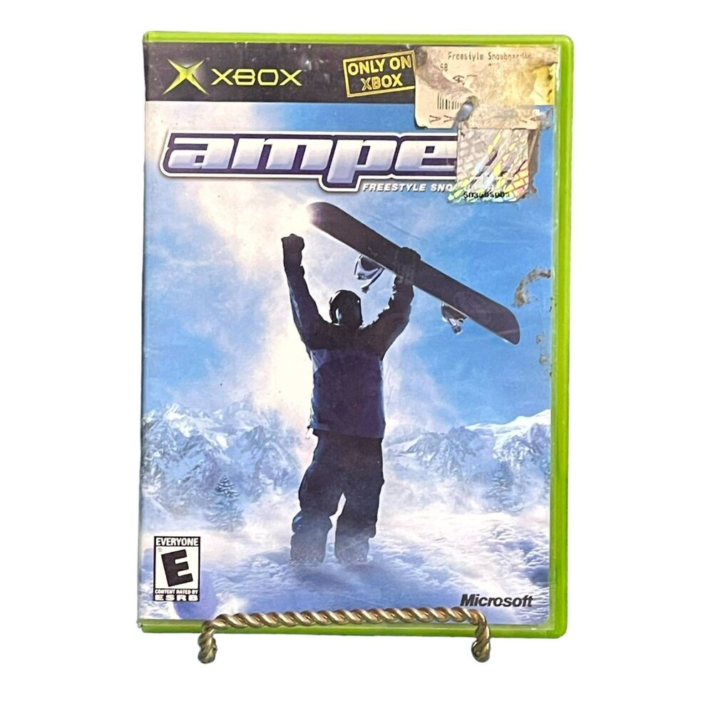 Amped (Microsoft XBOX) TESTED Complete Case Disc Book Video Game